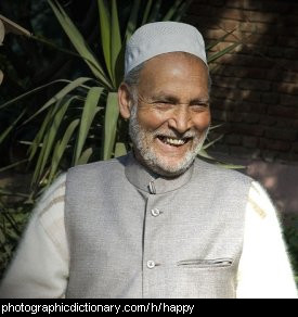 Photo of a happy man