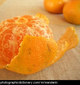 Photo of mandarin fruit