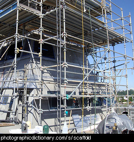 Photo of a scaffold