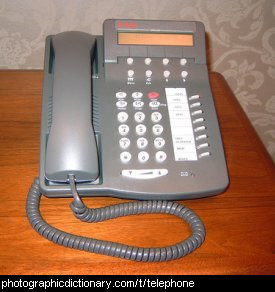 Photo of a telephone